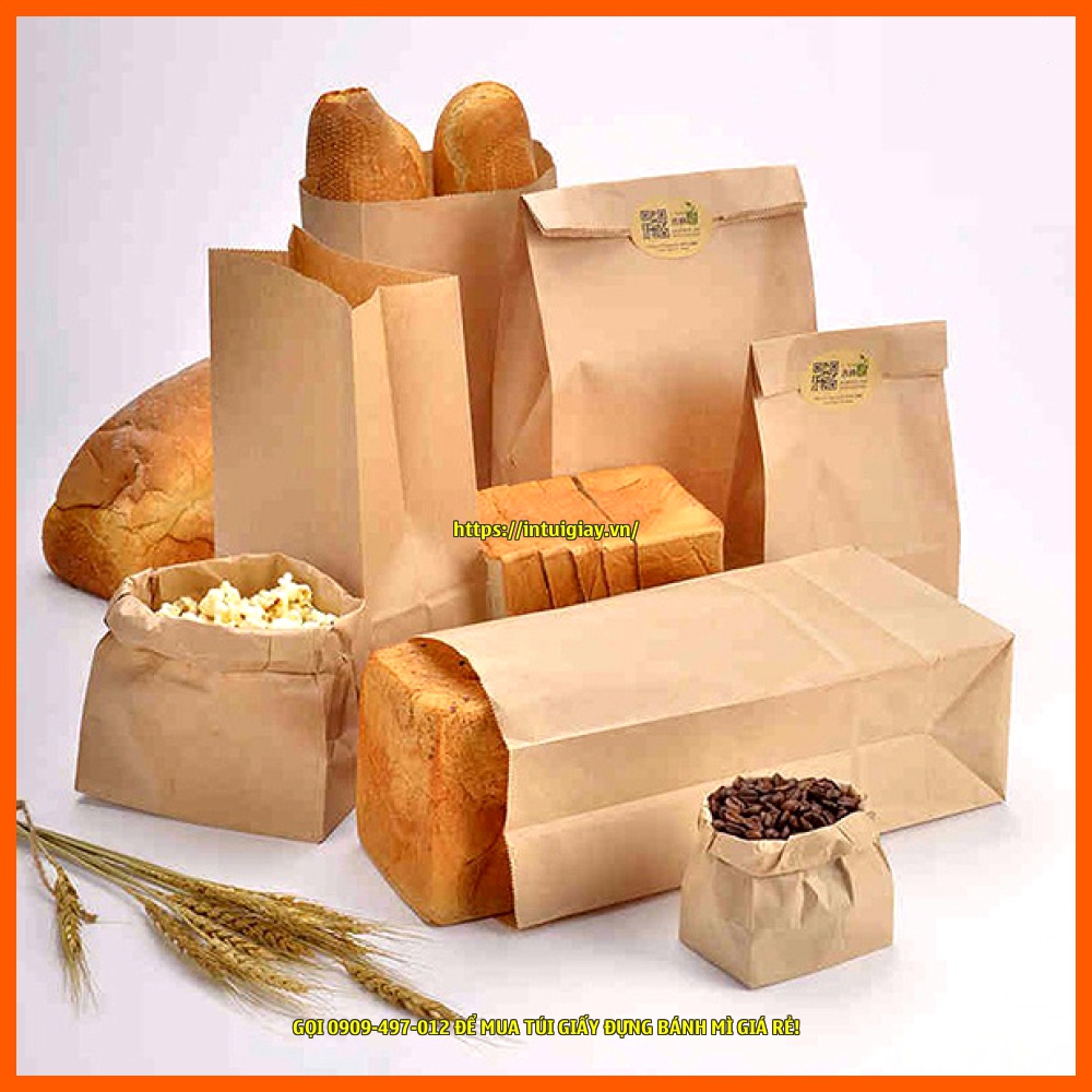 Hình ảnh sản phẩm túi giấy đựng bánh mì giá rẻ nhất tại TpHCM.