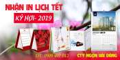 Sôi động thị trường in lịch Tết Kỷ Hợi 2019 tại tphcm