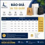Báo giá in túi giấy mới nhất hiện nay