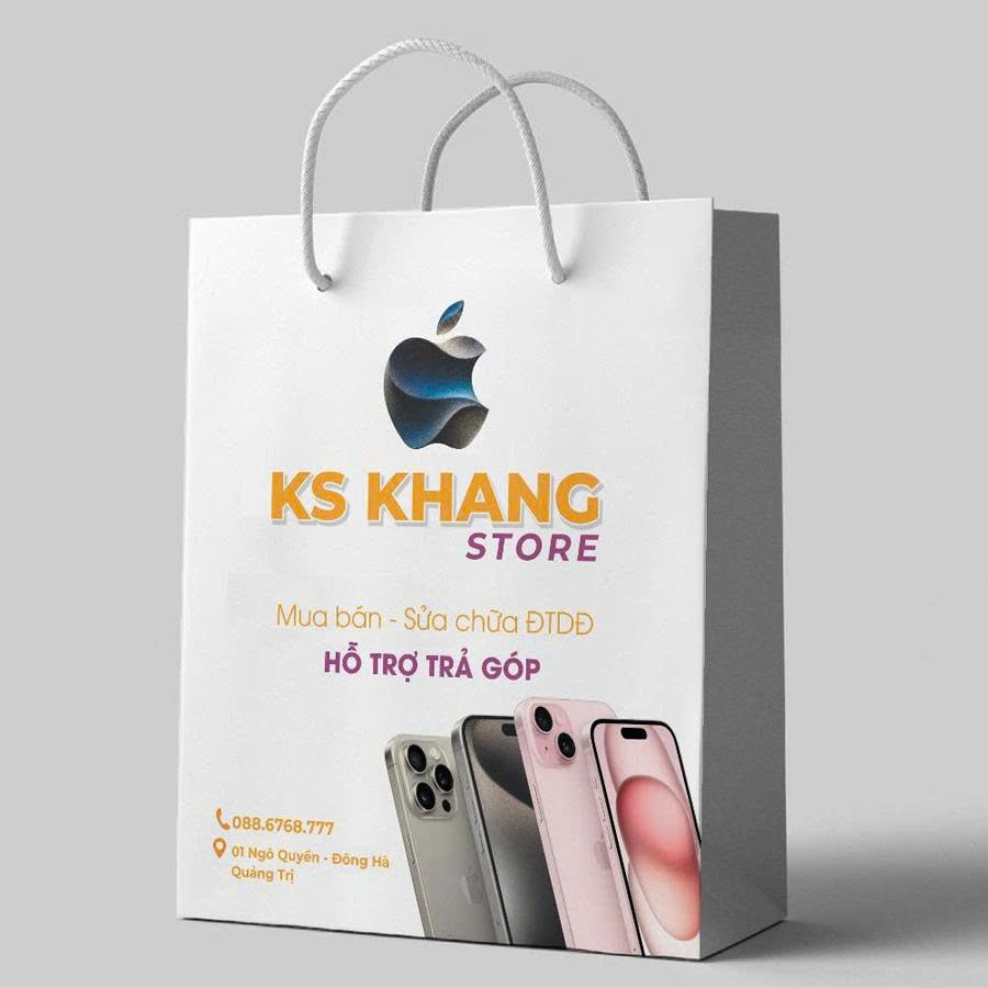 in túi giấy đựng điện thoại