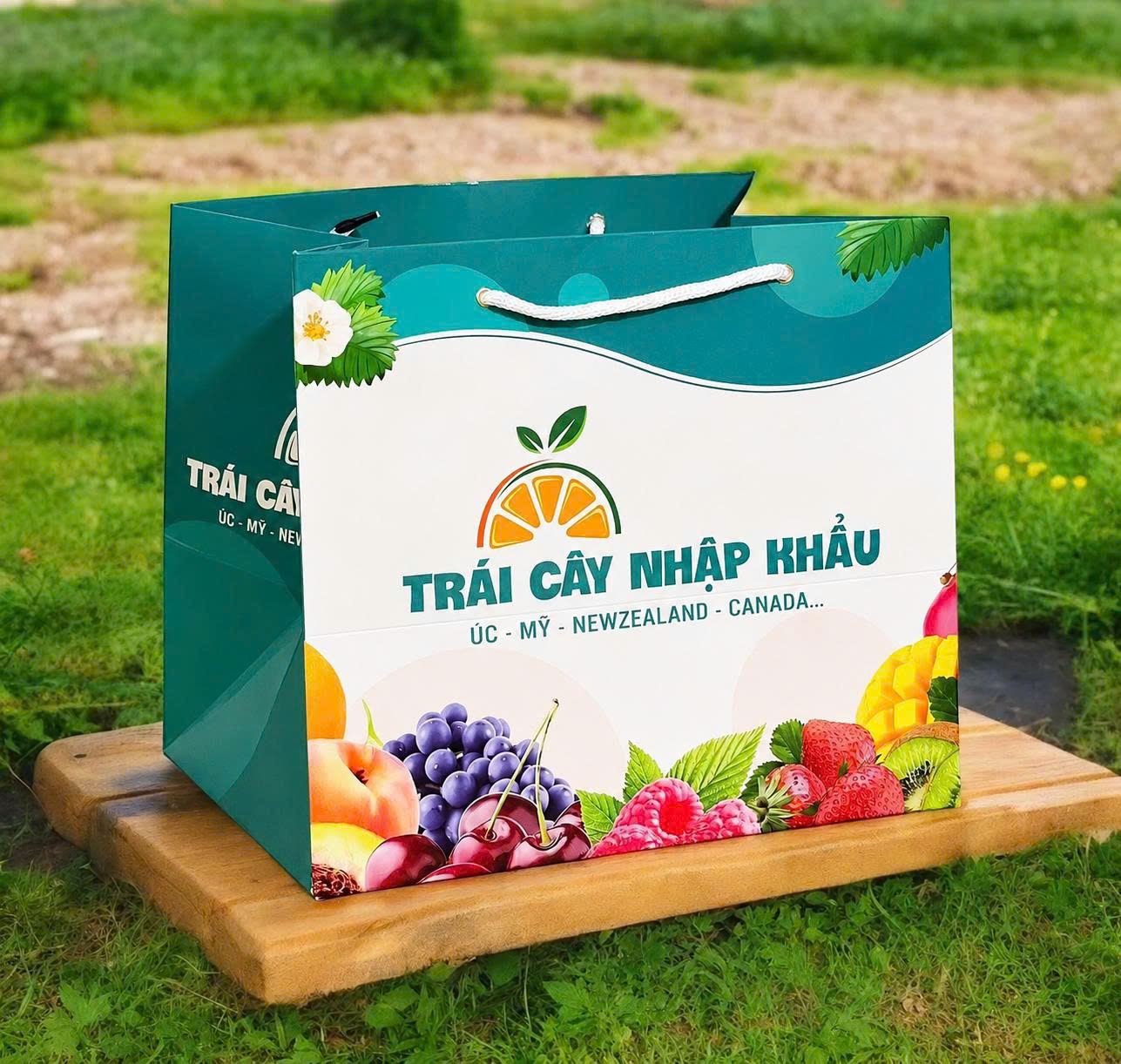 Túi giấy đựng trái cây