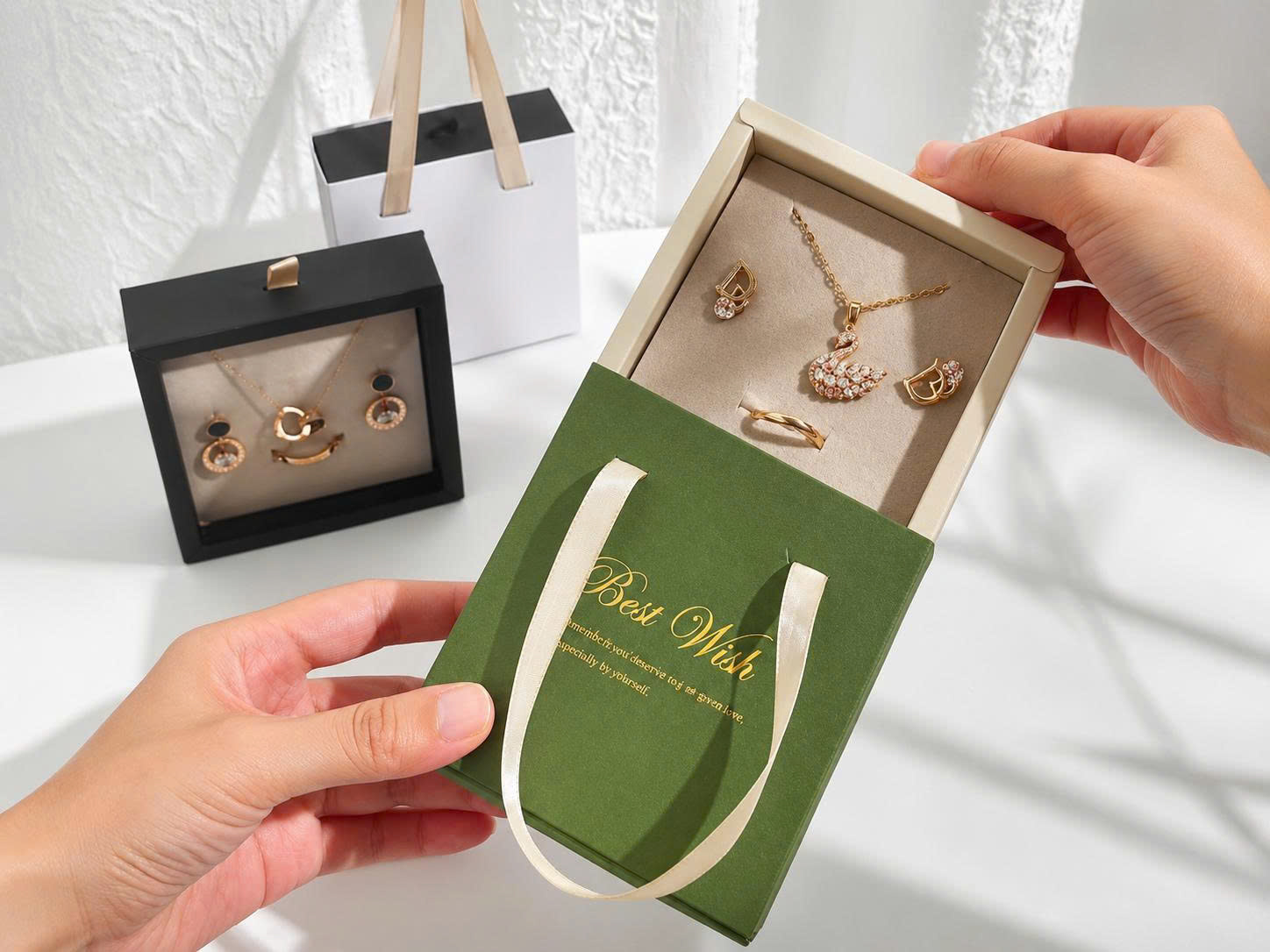 Túi giấy đựng trang sức đẹp