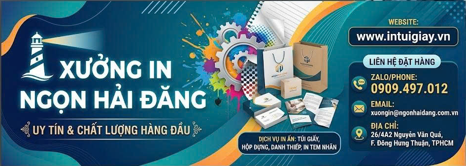 xưởng in túi giấy uy tín Ngọn Hải Đăng