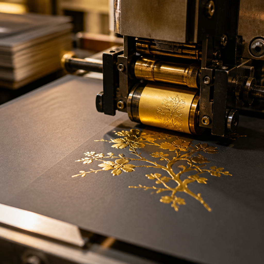 Ép kim (Foil Stamping)