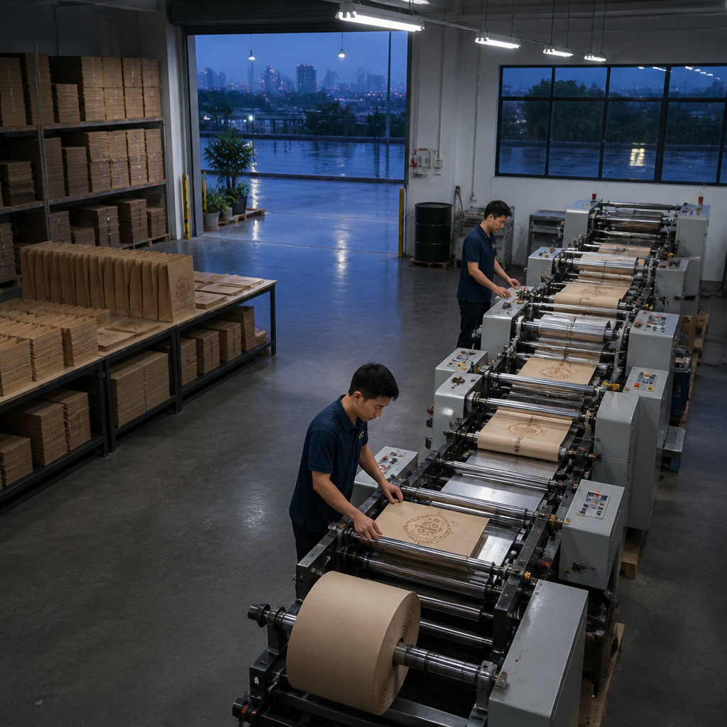 Quy trình in túi giấy số lượng ít tại TP.HCM trên máy in kỹ thuật số