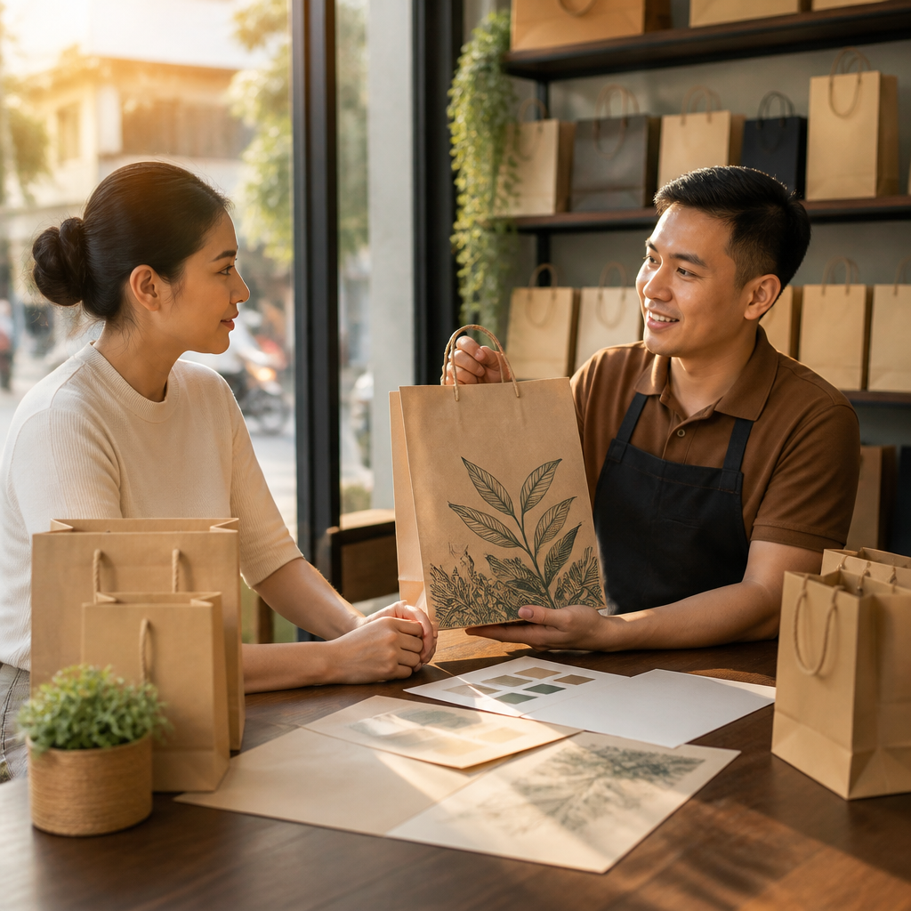 Chuyên gia tư vấn về in túi giấy số lượng ít cho chủ doanh nghiệp