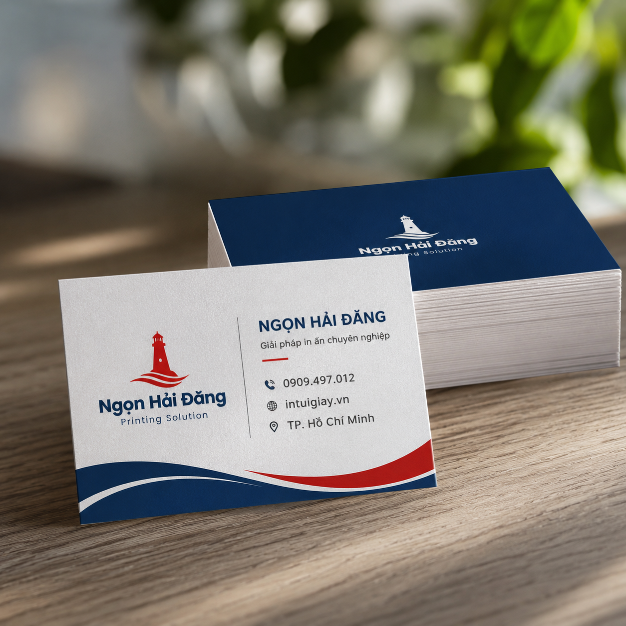 Mẫu Card Visit đẹp Ngọn Hải Đăng